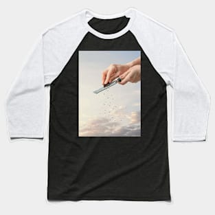 Garnished Flock Baseball T-Shirt